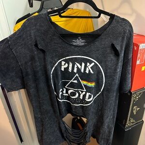 Good Condition Distressed PINK FLOYD T-Shirt (Large) DIY